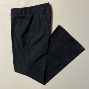 Worthington Navy Blue Striped Dress Pants